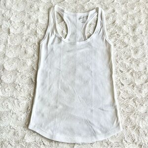 Universal Thread Tank Top Womens Small White Cotton Blend Scoop Neck Stretch